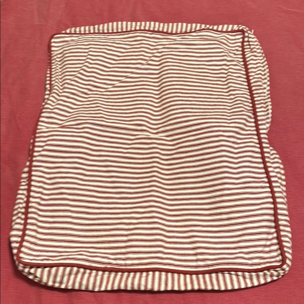 Restoration Hardware Pillow Covers Cases Red and White Furniture Cushion Pillow